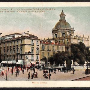 ae4795 - CARTOLINA D'EPOCA - Catania Città - Piazza Duomo