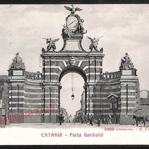 ae4798 - CARTOLINA D'EPOCA - Catania Città - Porta Garibaldi