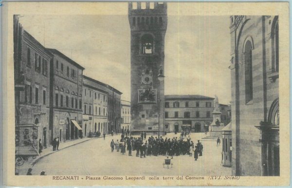 85632  - CARTOLINA d'Epoca: MACERATA provincia -  RECANATI  1927