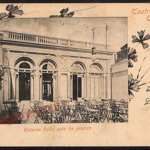 ae4801 - CARTOLINA D'EPOCA - Catania Città - Teatro Sangiorgi  1902