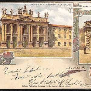 ad7414 - CARTOLINA D'EPOCA - Roma Città - Basilica di S. Giovanni in Laterano