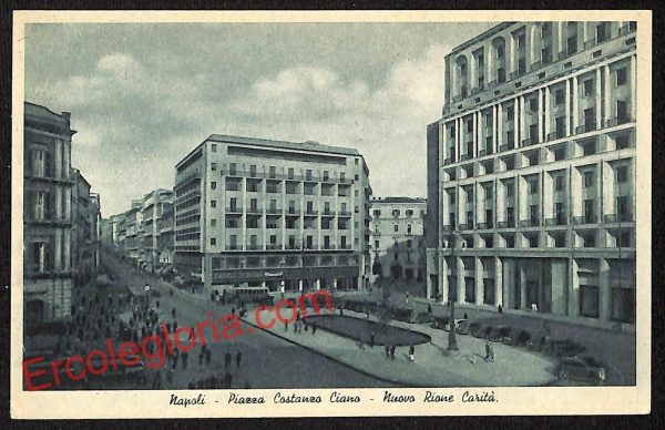 ag9629 - CARTOLINE D'EPOCA - Napoli Città - Piazza Costanzo Ciano