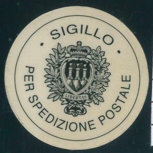 P3792B - SAN MARINO , SIGILLO DELLA AMMINISTRAZIONE POSTALE DI SAN MARINO