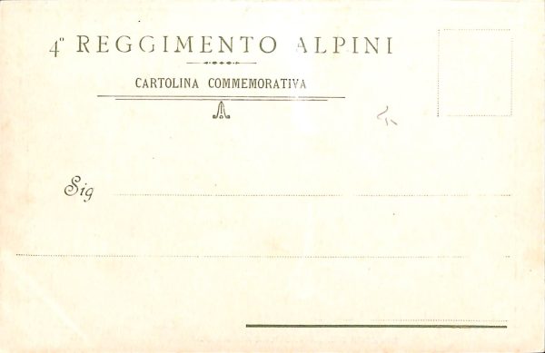 ac7006 - CARTOLINA D'EPOCA - REGGIMENTALI  - Alpini - immagine 2