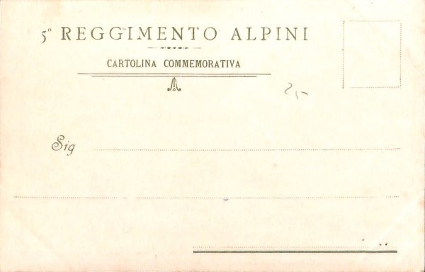 ac7007 - CARTOLINA D'EPOCA - REGGIMENTALI  - Alpini - immagine 2