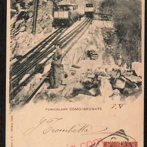 ae5209 - CARTOLINA D'EPOCA - Como Provincia - Brunate  1900