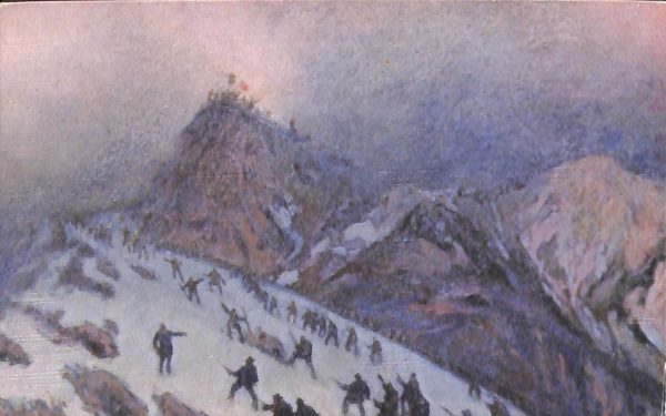 ac7011 - CARTOLINA D'EPOCA - REGGIMENTALI  - Alpini