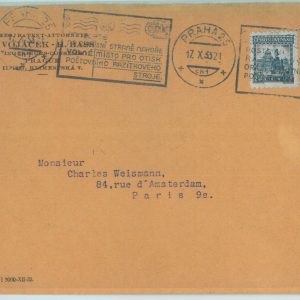 81888 - Czechoslovakia - POSTAL HISTORY - nice postmark on COVER - 1933