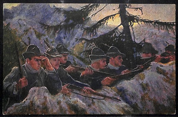 ac7018 - CARTOLINA D'EPOCA - REGGIMENTALI  - Alpini