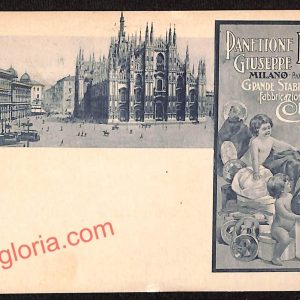 ag9154 - CARTOLINA D'EPOCA - Milano Città - Panettone Giuseppe Baj