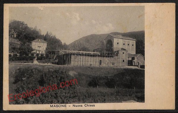 ag1284 - CARTOLINA D'EPOCA - Genova Provincia - Masone  1924