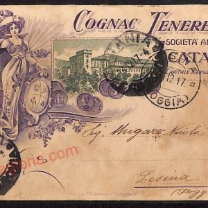ae4815 - CARTOLINA D'EPOCA - Catania Città - Cognac Tenerelli  1917