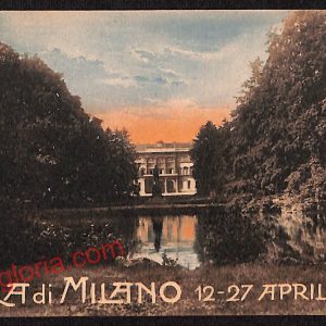 ag9159 - CARTOLINA D'EPOCA - Fiera di Milano - Giardini Pubblici