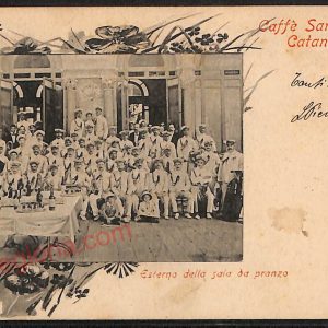 ae4816 - CARTOLINA D'EPOCA - Catania Città - Caffè Sangiorgi