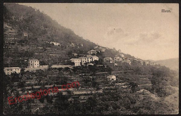 ag1285 - CARTOLINA D'EPOCA - Genova Provincia - Meco  1915