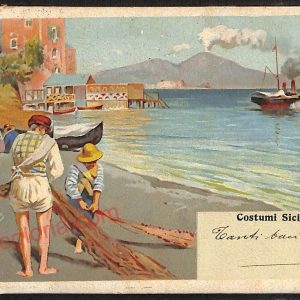 ae4822 - CARTOLINA D'EPOCA - Catania Città - Costumi Siciliani