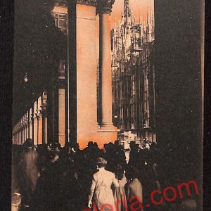 ag9166 - CARTOLINA D'EPOCA - Fiera di Milano - Ingresso della Galleria