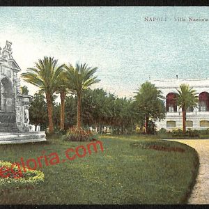ag9630 - CARTOLINE D'EPOCA - Napoli Città - Villa Nazionale con Fontana