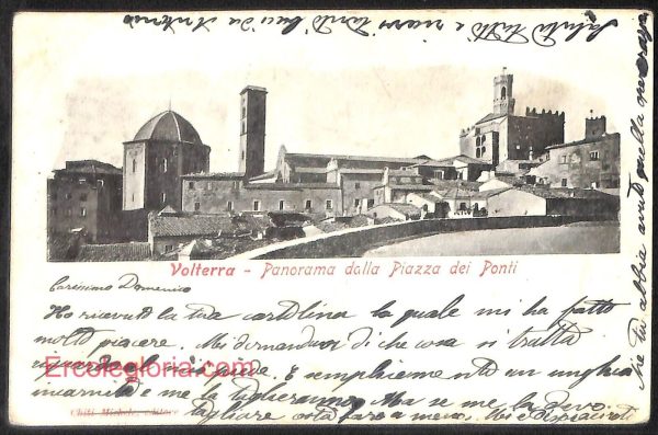 ad7201 - CARTOLINA D'EPOCA - Pisa Provincia - Volterra  1906