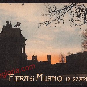 ag9170 - CARTOLINA D'EPOCA - Fiera di Milano - Arco della Pace
