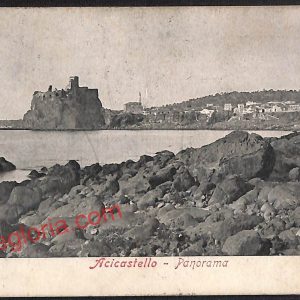 ae4834 - CARTOLINA D'EPOCA - Catania Provincia - Acicastello  1905