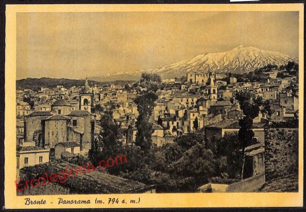 ae4838 - CARTOLINA D'EPOCA - Catania Provincia - Bronte