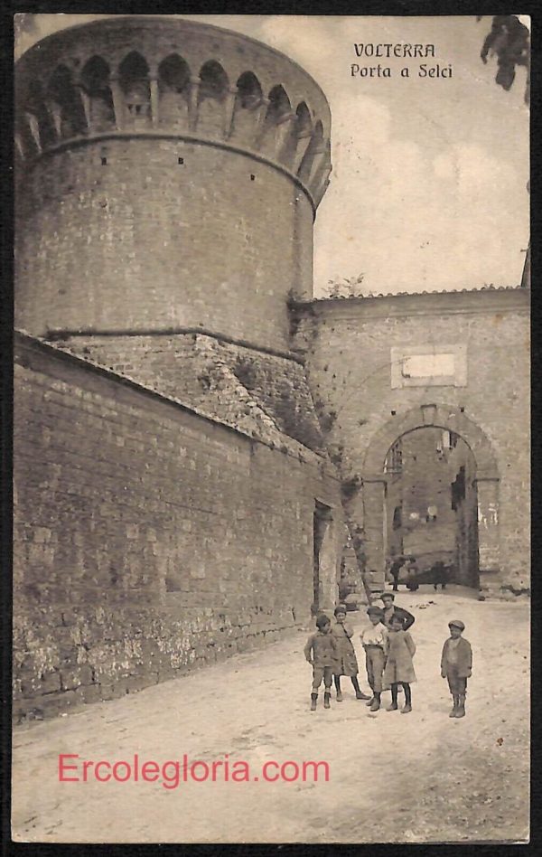 ad7202 - CARTOLINA D'EPOCA - Pisa Provincia - Volterra  1918
