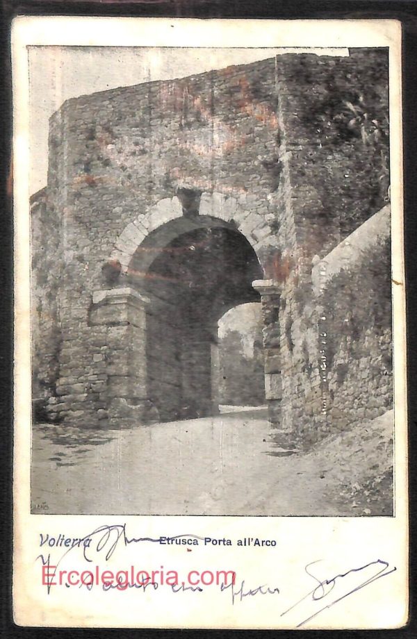 ad7203 - CARTOLINA D'EPOCA - Pisa Provincia - Volterra  1903