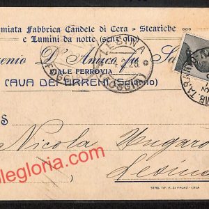ai4536 - STORIA POSTALE - Salerno Provincia - Cava de' Tirreni