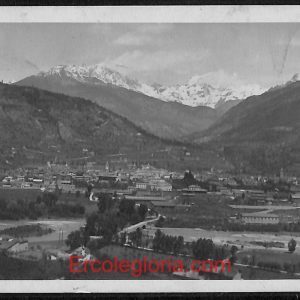 ad9845 - CARTOLINA  D'EPOCA - Aosta Città - Panorama