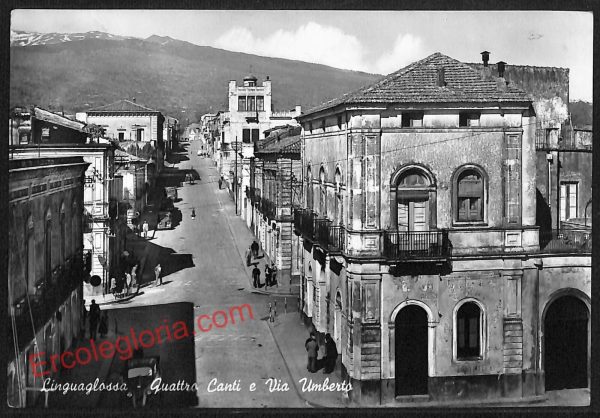 ae4855 - CARTOLINA D'EPOCA - Catania Provincia - Linguaglossa