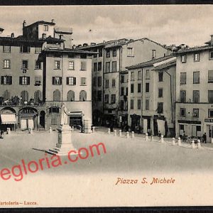 ag6209 - CARTOLINA D'EPOCA - Lucca Città - Piazza San Michele