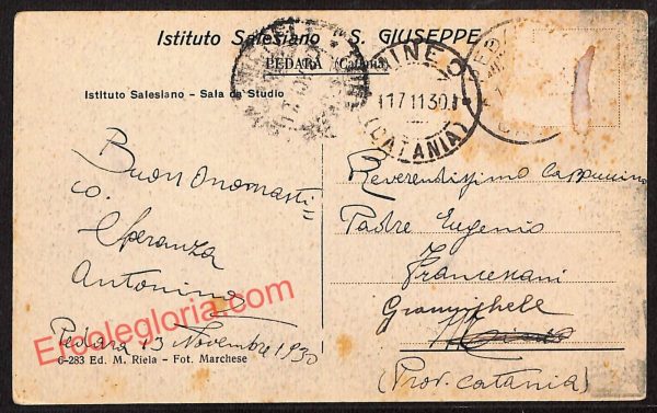 ae4856 - CARTOLINA D'EPOCA - Catania Provincia - Pedara - immagine 2