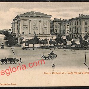 ag6211 - CARTOLINA D'EPOCA - Lucca Città - Piazza Umberto I