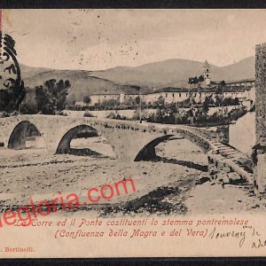 ag6217 - CARTOLINA D'EPOCA - Lucca Città - La Torre ed il Ponte  1909