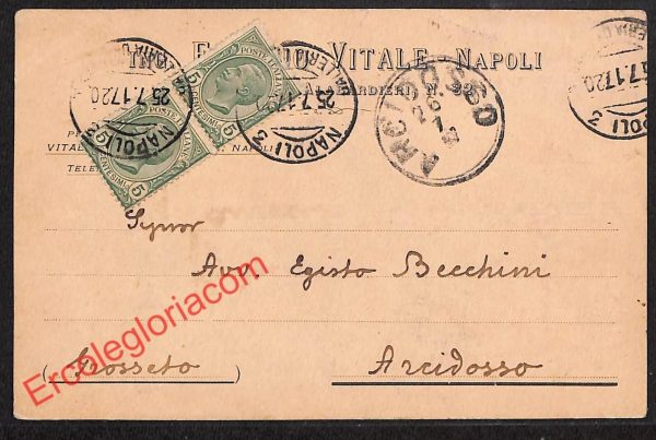 ah3659 - STORIA POSTALE - Napoli Città
