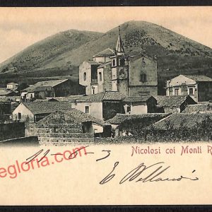 ae4867 - CARTOLINA D'EPOCA - Catania Provincia - Nicolosi