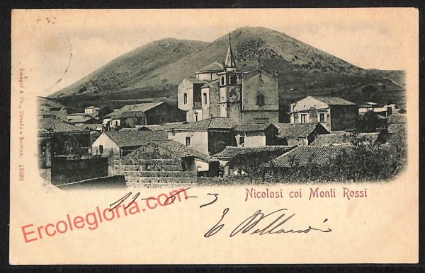 ae4867 - CARTOLINA D'EPOCA - Catania Provincia - Nicolosi