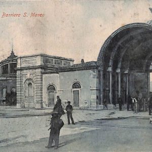 ac7444 - CARTOLINA D'EPOCA - Livorno Città - Barriera S. Marco
