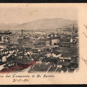 ae6622 - CARTOLINA D'EPOCA - Firenze Città - Campanile di St. Spirito