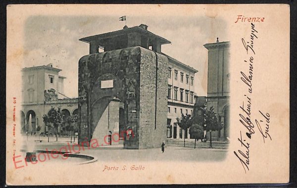 ae6623 - CARTOLINA D'EPOCA - Firenze Città - Porta S. Gallo