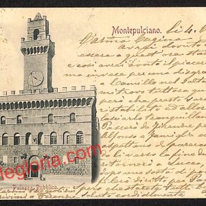ai5623 - CARTOLINA D' EPOCA - Siena Provincia - Montepulciano