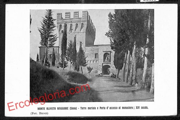 ai5631 - CARTOLINA D' EPOCA - Siena Provincia - Monte Oliveto Maggiore