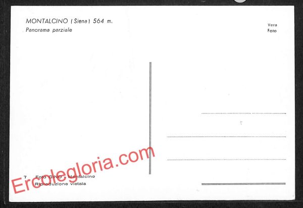 ai5637 - CARTOLINA D' EPOCA - Siena Provincia - Montalcino - immagine 2