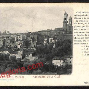 ai5639 - CARTOLINA D' EPOCA - Siena Provincia - Montalcino