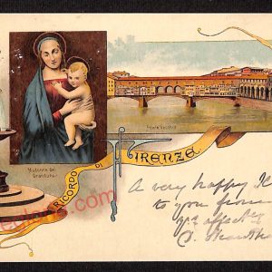 ae6632 - CARTOLINA D'EPOCA - Firenze Città - Ponte Vecchio
