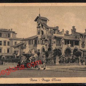ai0941 - CARTOLINA D'EPOCA - Roma Città - Piazza Mincio