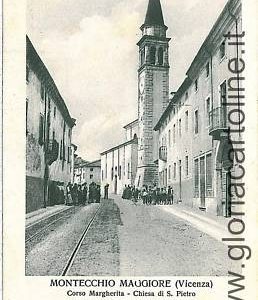 04347  CARTOLINA d'Epoca - VICENZA: MONTECCHIO MAGGIORE