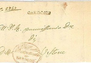 ITALIA REGNO: BUSTA con ANNULLO: GARDONE 1839
