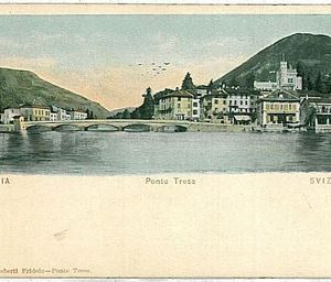 26618  CARTOLINA d'Epoca - VARESE : PONTE TRESA PONTETRESA